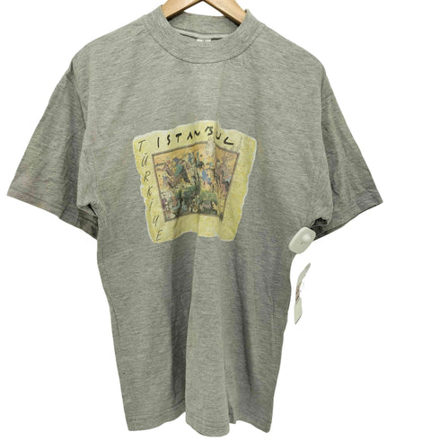 ISTANBUL TURKIYE 前面プリント クルーネックTシャツ メンズ import:L