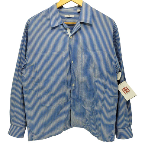ユニクロプラスジェイ UNIQLO+J スーピマコットンオーバーサイズシャツブルゾン メンズ JPN:M