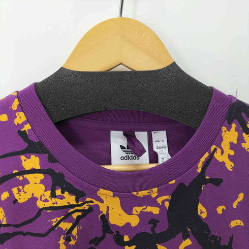 アディダスオリジナルス adidas Originals Adventure Archive Print Tee ペイントプリントTシャツ レディース XL