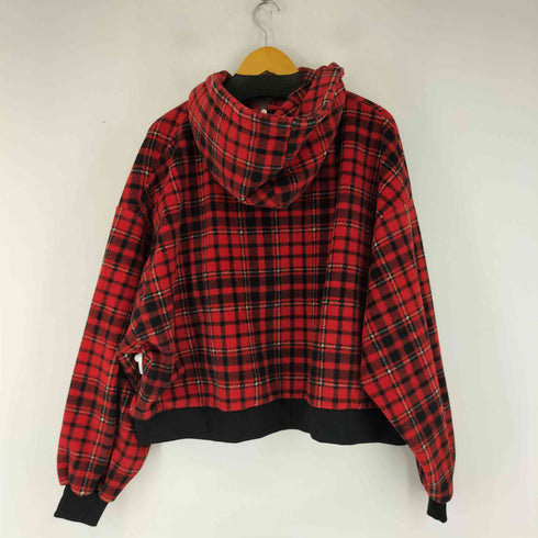 キャンディストリッパー Candy Stripper FLUFFY CHECK ZIP UP フーディー レディース 2