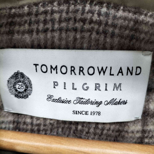 トゥモローランドピリグリム TOMORROWLAND PILGRIM カシミヤ混 ウールコート メンズ JPN:46