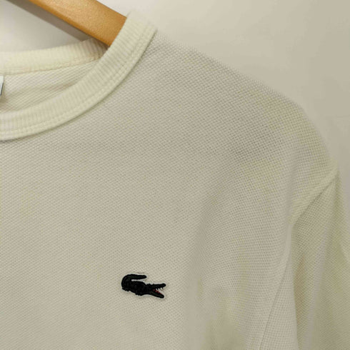 ラコステ LACOSTE ロゴ刺繍 サーマル ロンT レディース JPN:36