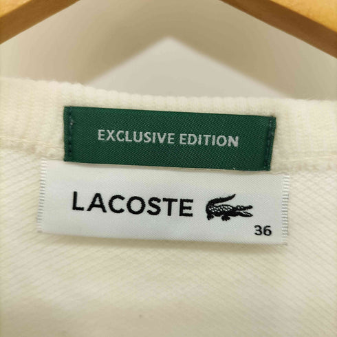 ラコステ LACOSTE ロゴ刺繍 サーマル ロンT レディース JPN:36