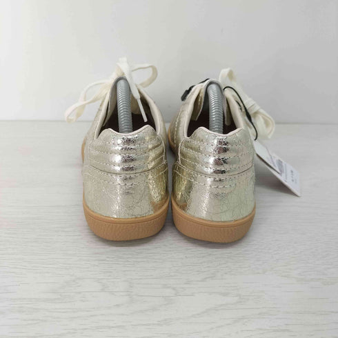 ザラ ZARA メタリックローカットスニーカー レディース 37