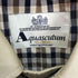 アクアスキュータム AQUASCUTUM 90-00S 英国製 旧タグ 裏地クラブチェック ステンカラーコート メンズ