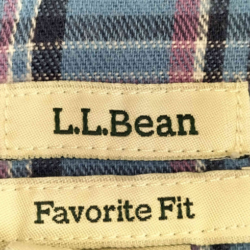 エルエルビーン L.L.Bean Favorite Fit 裏地チェック カーゴパンツ レディース