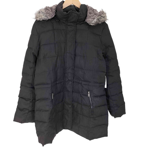 ノーティカ NAUTICA フード ファー キルティング ジップアップ コート レディース import:XL