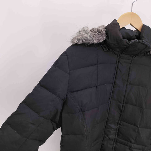 ノーティカ NAUTICA フード ファー キルティング ジップアップ コート レディース import:XL