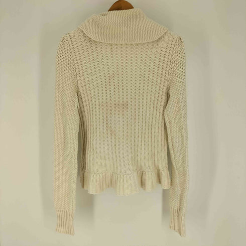 ラルフローレン RALPH LAUREN トグルボタン ショールカラー カシミヤ混 コットン リブニット カーディガン Y2K レディース import:L
