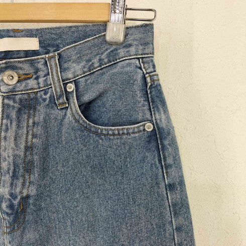フリーズマート FREES MART ハイライズ三角マチフレアデニムパンツ レディース JPN:M