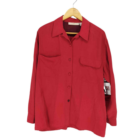 peter martin silk collection シルクオープンカラーシャツ ボックスシルエット メンズ L