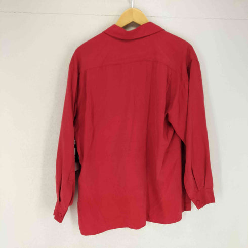 peter martin silk collection シルクオープンカラーシャツ ボックスシルエット メンズ L