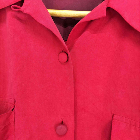 peter martin silk collection シルクオープンカラーシャツ ボックスシルエット メンズ L