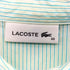 ラコステ LACOSTE 鹿の子刺繍 ストライプ L/S シャツ レディース EUR:40