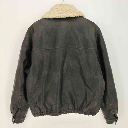 フーズフーギャラリー WHO’S WHO gallery UNISEX 3way ヴィンテージライクレザーボアブルゾン レディース JPN:L