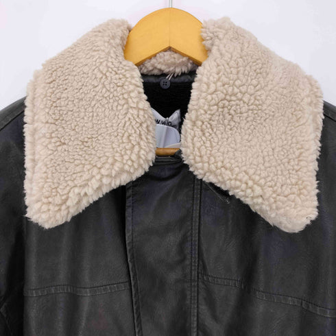 フーズフーギャラリー WHO’S WHO gallery UNISEX 3way ヴィンテージライクレザーボアブルゾン レディース JPN:L