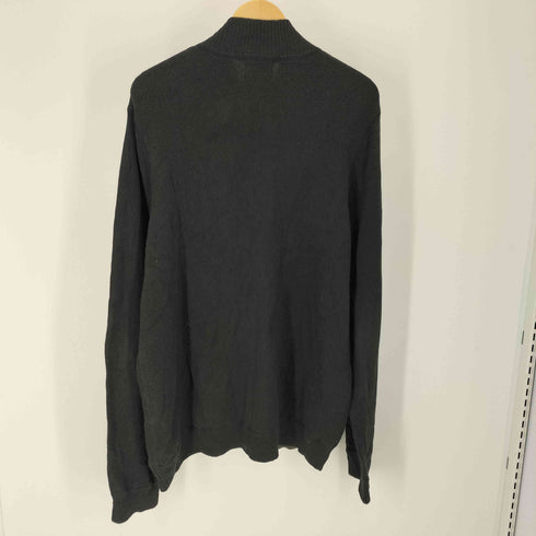 ウールリッチ WOOLRICH COTTON CASHMERE カシミヤ混 コットン ハイネック ジップアップ ニット ドライバーズ メンズ import:XXL
