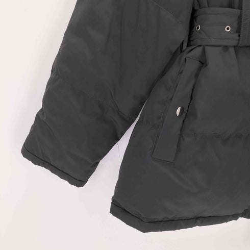 ルシェルブルー LE CIEL BLEU 18aw ベルト付きベルテッドダウンジャケット レディース 36