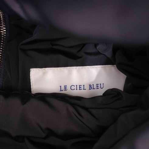 ルシェルブルー LE CIEL BLEU 18aw ベルト付きベルテッドダウンジャケット レディース 36