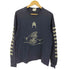 KU 空 90-00S USA製 ハンドサイン プリント L/S Tシャツ メンズ import:M