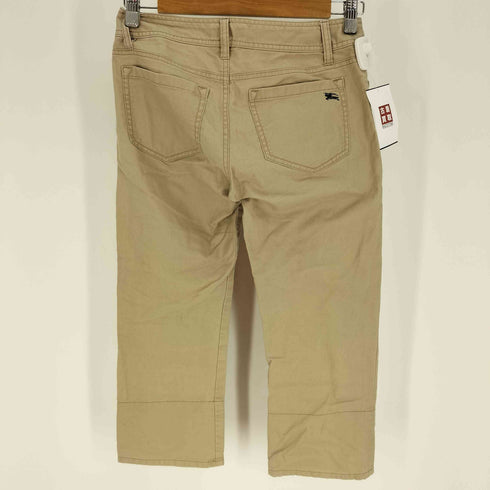 バーバリーブルーレーベル BURBERRY BLUE LABEL クロップド チノ ロールアップ パンツ Y2K レディース 36