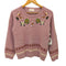 ピンクハウス PINK HOUSE 22AW クリスマスローズ編み込みニット レディース FREE