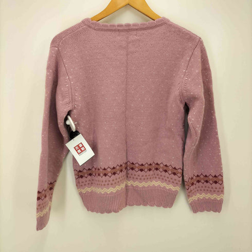 ピンクハウス PINK HOUSE 22AW クリスマスローズ編み込みニット レディース FREE