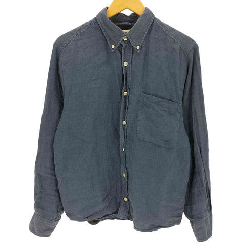 ギャップ Gap ポルトガル製 OLD 80-90s リネンボタンダウンシャツ メンズ import:M