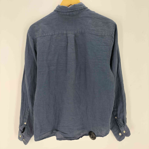 ギャップ Gap ポルトガル製 OLD 80-90s リネンボタンダウンシャツ メンズ import:M
