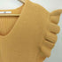 スライ SLY 23AW WOOL ARM FRILL V/N RIB ベスト レディース FREE