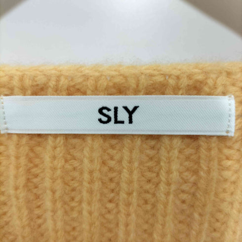 スライ SLY 23AW WOOL ARM FRILL V/N RIB ベスト レディース FREE