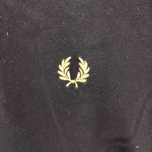 フレッドペリー FRED PERRY イングランド製 月桂樹ロゴ 金刺繍 S/S 鹿の子ポロシャツ メンズ 46