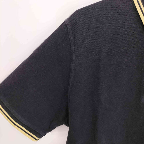 フレッドペリー FRED PERRY イングランド製 月桂樹ロゴ 金刺繍 S/S 鹿の子ポロシャツ メンズ 46
