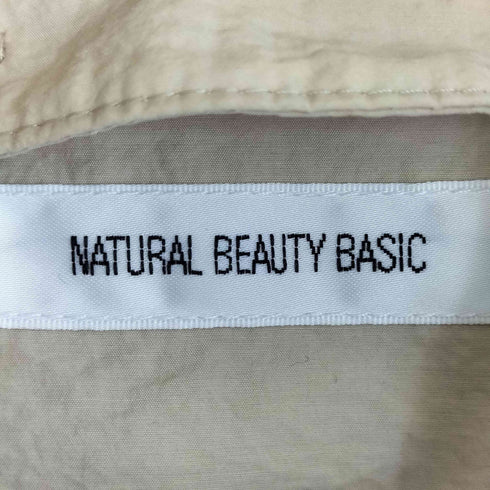 ナチュラルビューティーベーシック NATURAL BEAUTY BASIC ボリュームスリーブ マウンテンパーカー レディース JPN:S