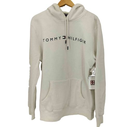 トミーヒルフィガー TOMMY HILFIGER ロゴプリント L/S プルオーバーパーカー メンズ JPN:L