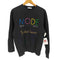 イヴサンローラン Yves Saint Laurent 90S MODE プリント クルーネック スウェット メンズ import:M