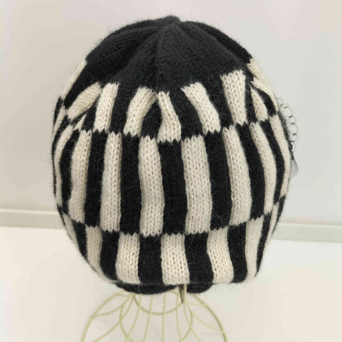 バライロノボウシ Barairo no Boushi フリル 刺繍 ウールアルパカ混 ビーニー レディース