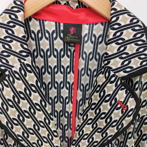 Regina Romantico 鎖デザイン シングル テーラードジャケット レディース JPN:36