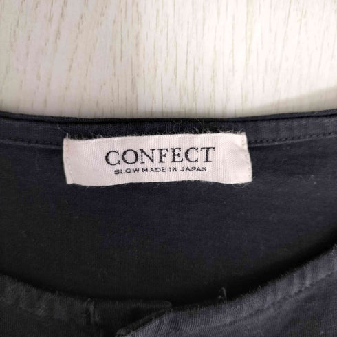コンフェクト confect ドライコットン天竺 ヘンリーネック Tシャツ メンズ 3