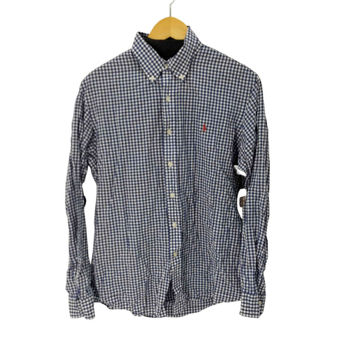 ポロラルフローレン POLO RALPH LAUREN CUSTOM FIT スモールポニー刺繍L/Sギンガムチェックシャツ メンズ JPN:L