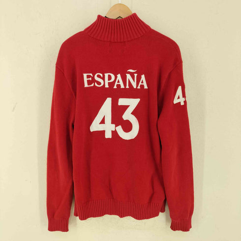 ポロラルフローレン POLO RALPH LAUREN ビッグポニー刺繍 スペイン ESPANA ドライバーズニット メンズ JPN:XL