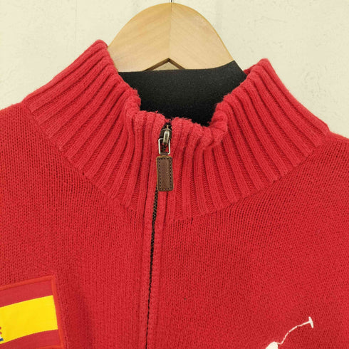 ポロラルフローレン POLO RALPH LAUREN ビッグポニー刺繍 スペイン ESPANA ドライバーズニット メンズ JPN:XL