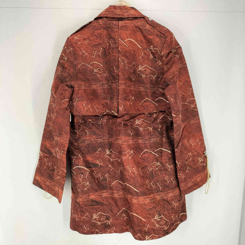 THEBE MAGUGU 総柄ポリエステルコート import レディース JPN:S