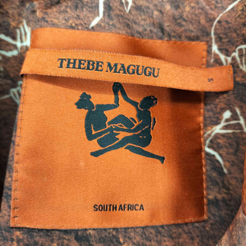 THEBE MAGUGU 総柄ポリエステルコート import レディース JPN:S