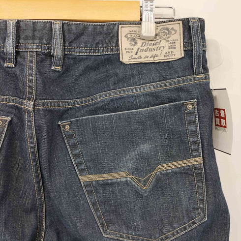 ディーゼルインダストリー Diesel Industry イタリア製 KORRIK ワイドデニムパンツ メンズ W36 L32