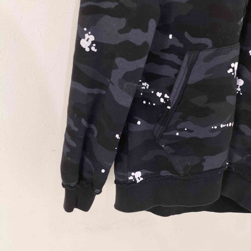TAVERNITI SO JEANS チョコチップカモ ダブルジップフーディ UNIVERSAL ZIPPER Y2K メンズ import:M