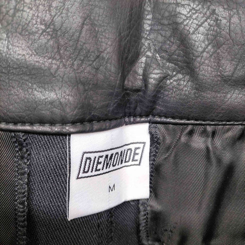 DIEMONDE レザーワイドパンツ import メンズ m