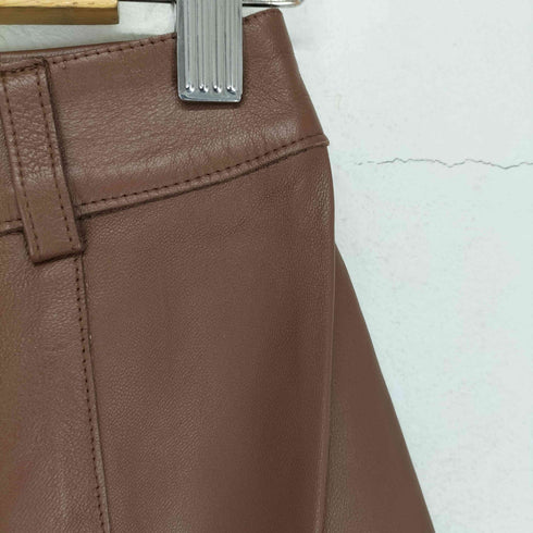 アーロン AERON 23AW レザーミニスカート レディース 34
