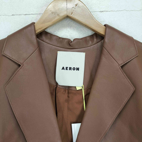 アーロン AERON 23aw Mercedes レザージャケット レディース 34