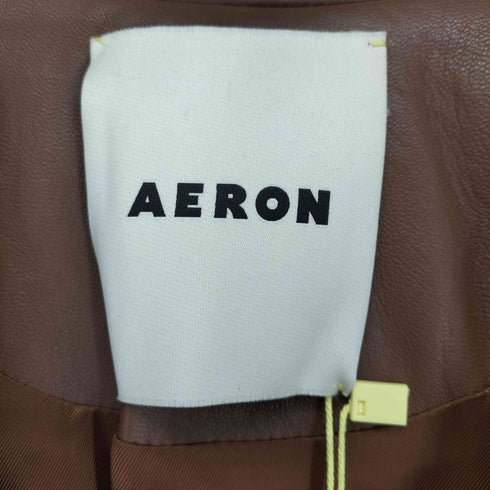 アーロン AERON 23aw Mercedes レザージャケット レディース 32